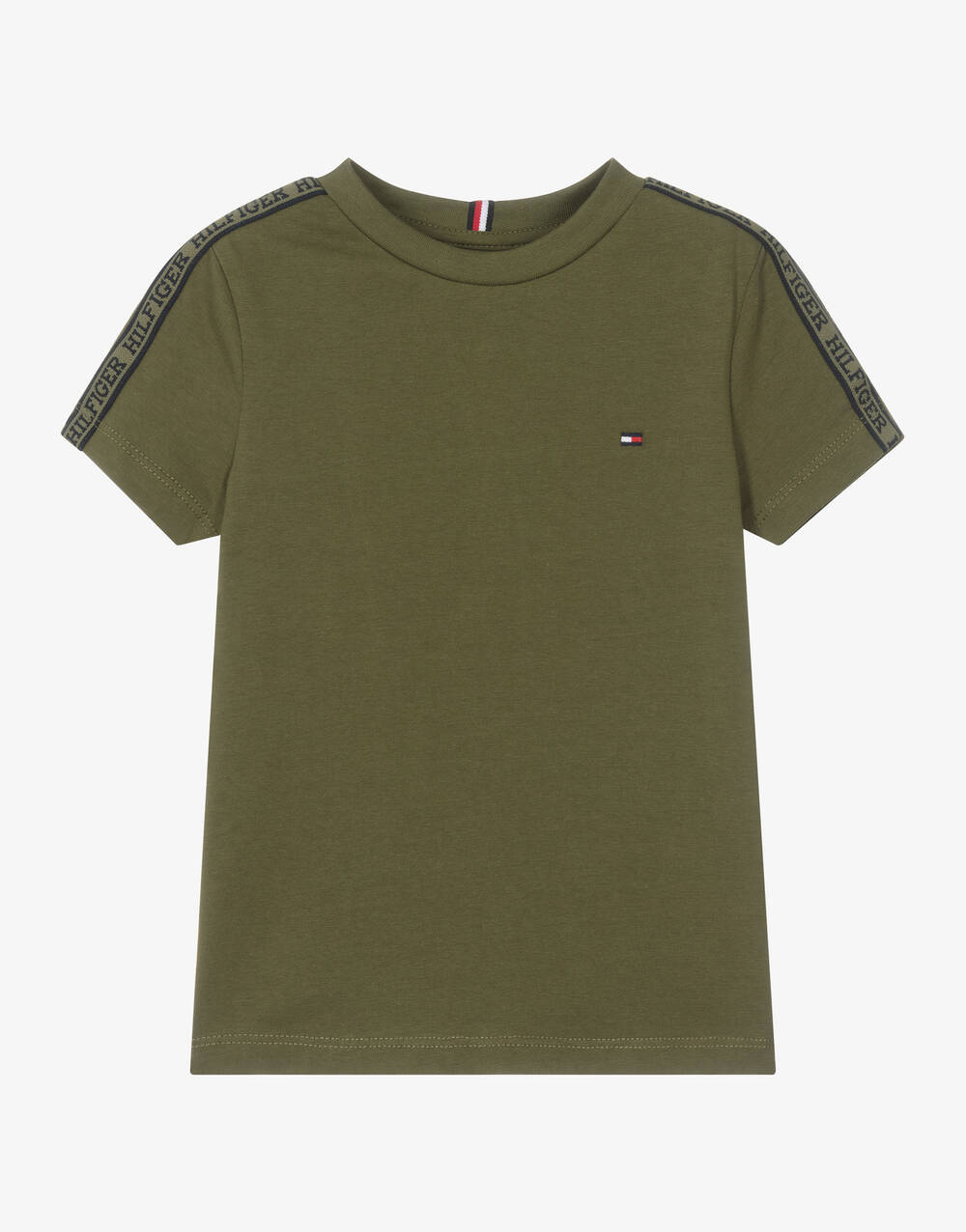 Boys Orange Cotton T-Shirt - 图片 2