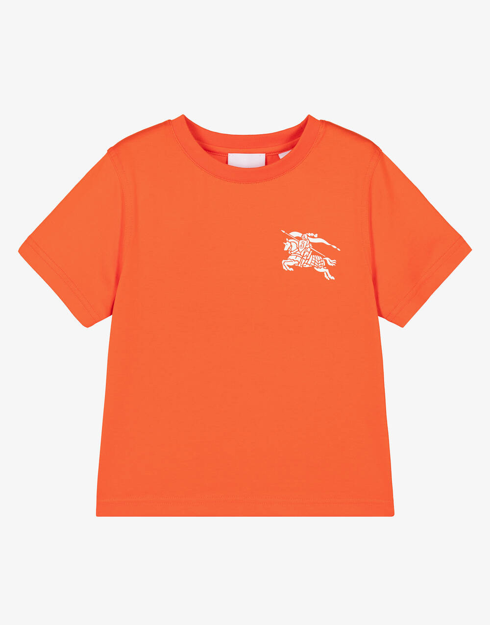 Boys Orange Cotton T-Shirt
