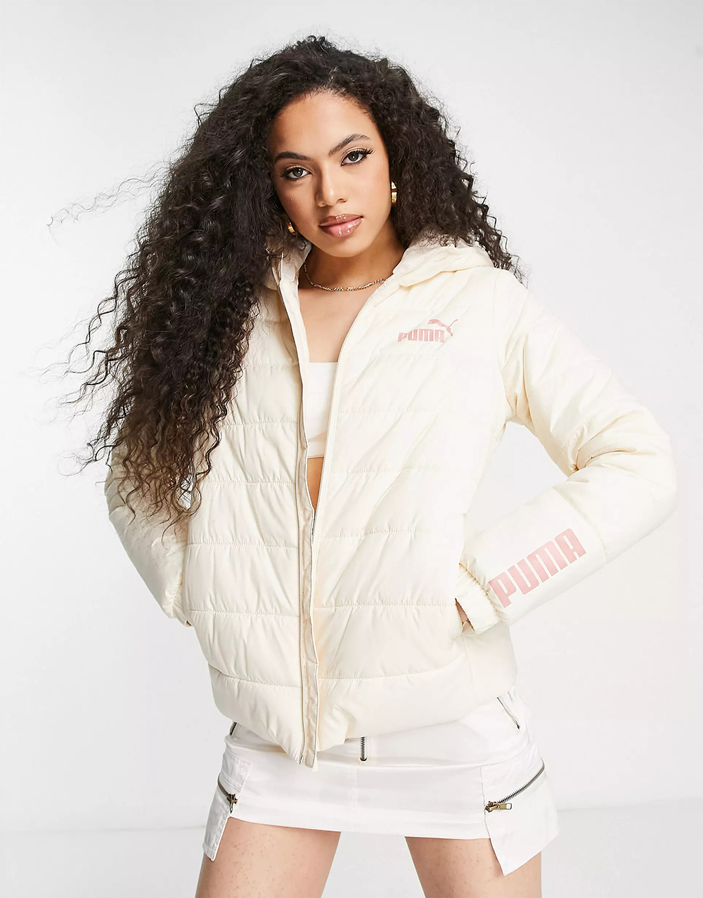 Hood Jacket in White