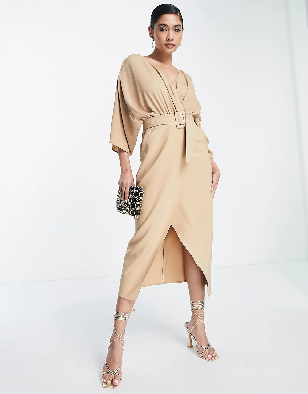 Women's Long Sleeve Shirt Dress - 图片 4